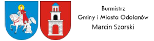 Burmistrz Gminy i Miasta Odolanów Marcin Szorski